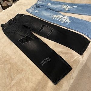 High Waisted Jeans - Set of 2